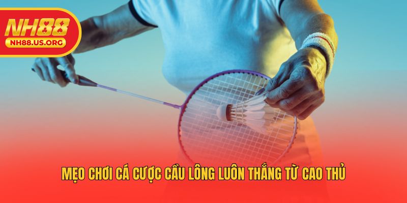 Mẹo chơi cá cược cầu lông luôn thắng từ cao thủ